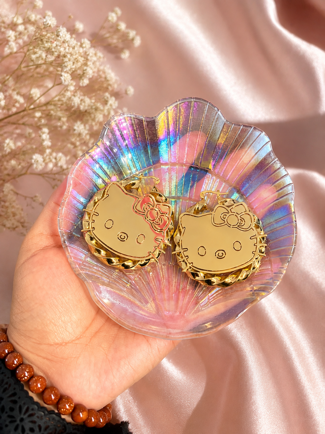 Gold plated hk earrings