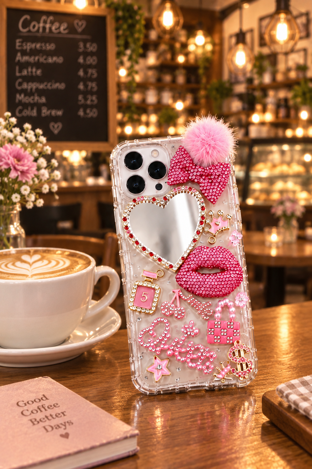 Pink Charm phone Case